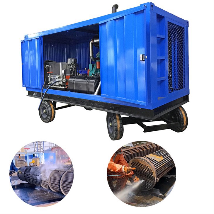 22000 psi priemyselné čistenie plynovodu hydro otryskanie stroja